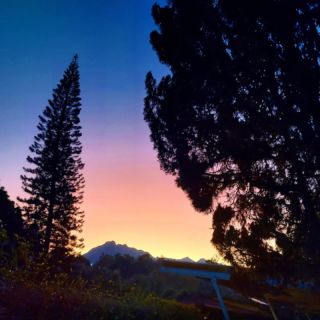 Entardecer.